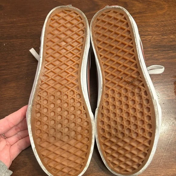 Vans Rose and White Canvas Shoes - Picture 3 of 4